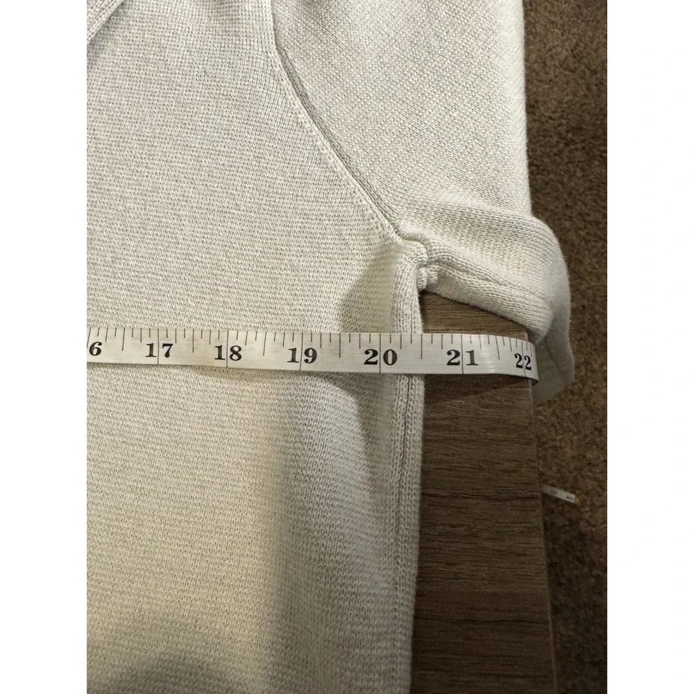 J Crew Womens Open Front Knit Blazer NWT Jacket Light Gray Size M Style J0244 - Picture 6 of 10